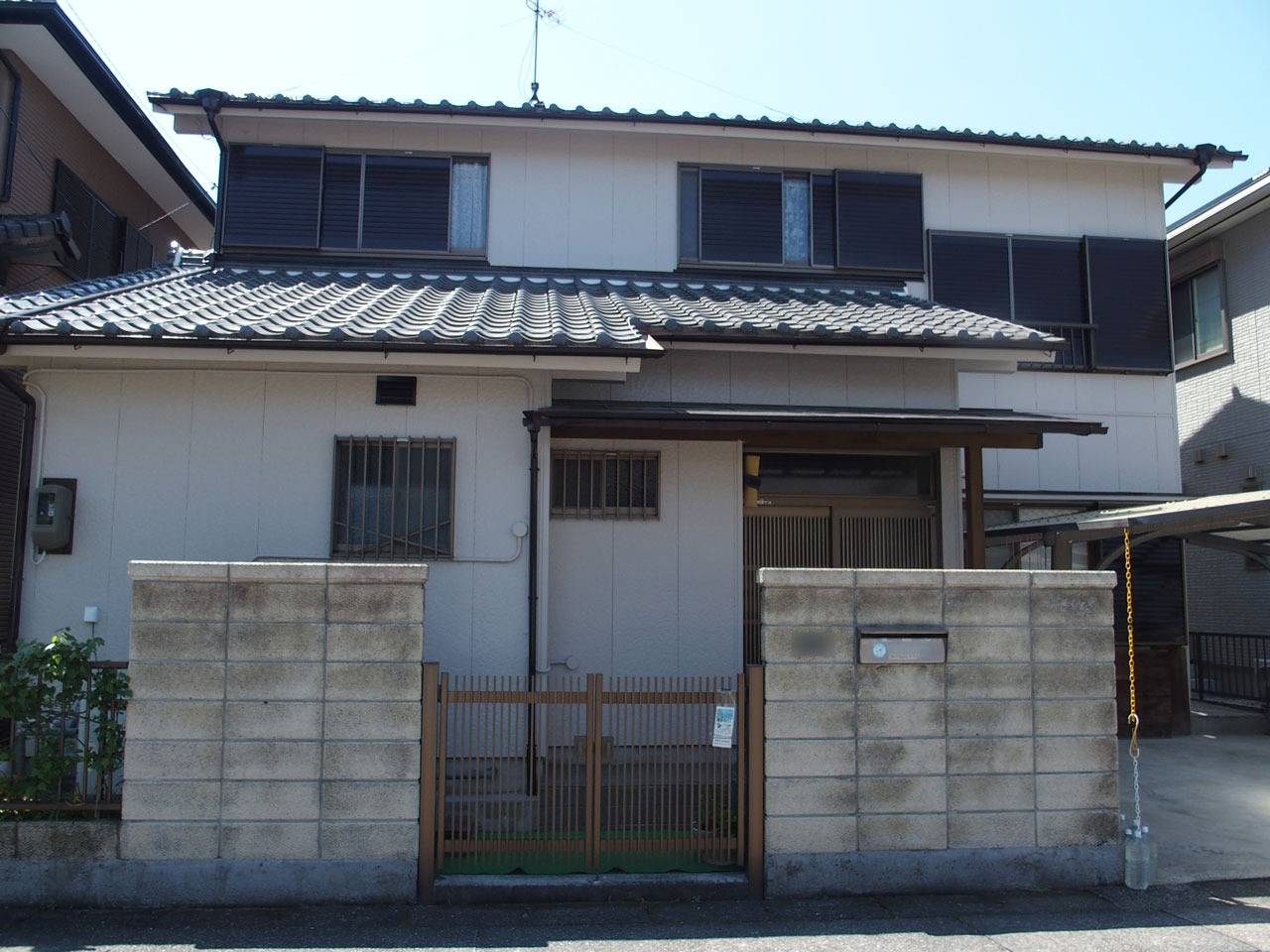 名古屋市緑区Ｋ様邸の外壁塗装と屋根漆喰工事